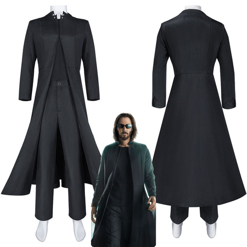 The Matrix Resurrections Neo Thomas Anderson Cosplay Costumes