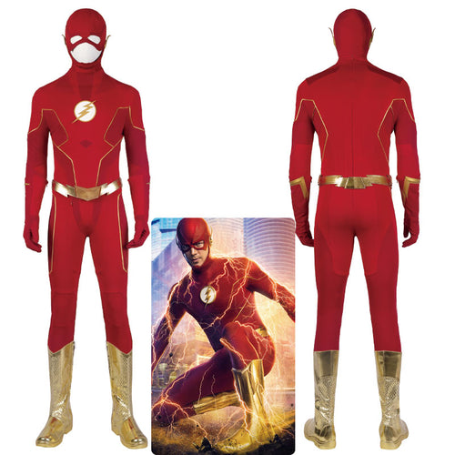 DC The Flash season 8 Barry Allen Jumpsuit Cosplay Costumes