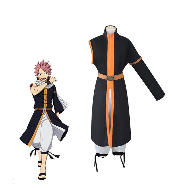 Anime Fairy Tail Etherious Natsu Dragneel Cosplay Costume - Cosplay Clans