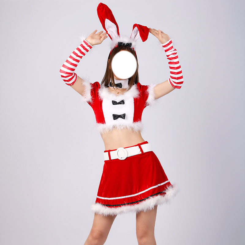 2022 New Christmas Bunny Girl Sexy Maid Costumes - Cosplay Clan