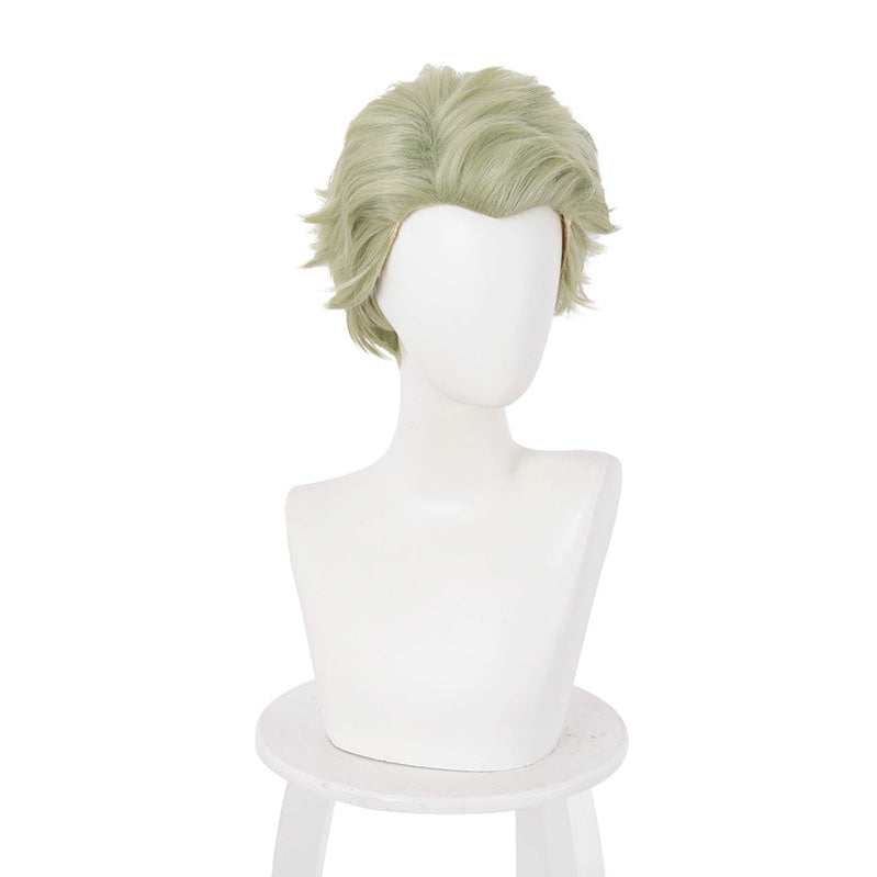 Anime Jujutsu Kaisen Kento Nanami Short Mixed Green Cosplay Wigs - Cosplay Clans