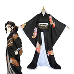 Anime Demon Slayer Kimetsu no Yaiba Kibutsuji Muzan kimono Woman Uniform Halloween Cosplay Costumes - Cosplay Clans