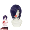 Anime Tokyo Ghoul Touka Kirishima Short Purple Cosplay Wigs - Cosplay Clans