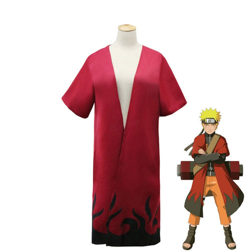Anime Naruto Uzumaki Naruto Cloak Cosplay Costume - Cosplay Clans