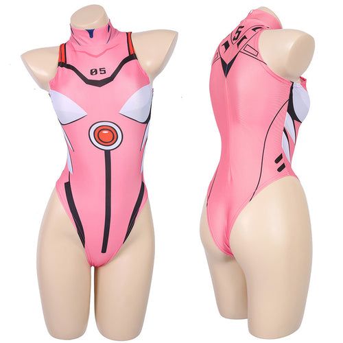 EVA Neon Genesis Evangelion Mari Makinami Illustrious Swimsuit Cosplay Costumes