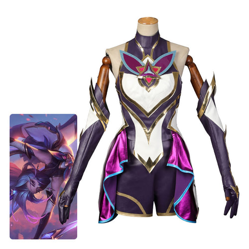 League of Legends Star Guardian 2022 Akali  Halloween Cosplay Costume