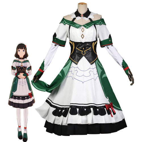 Game Genshin Impact Katheryne Cosplay Costumes