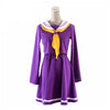 Anime No Game No Life Shiro Purple Uniform Cosplay Costume - Cosplay Clans