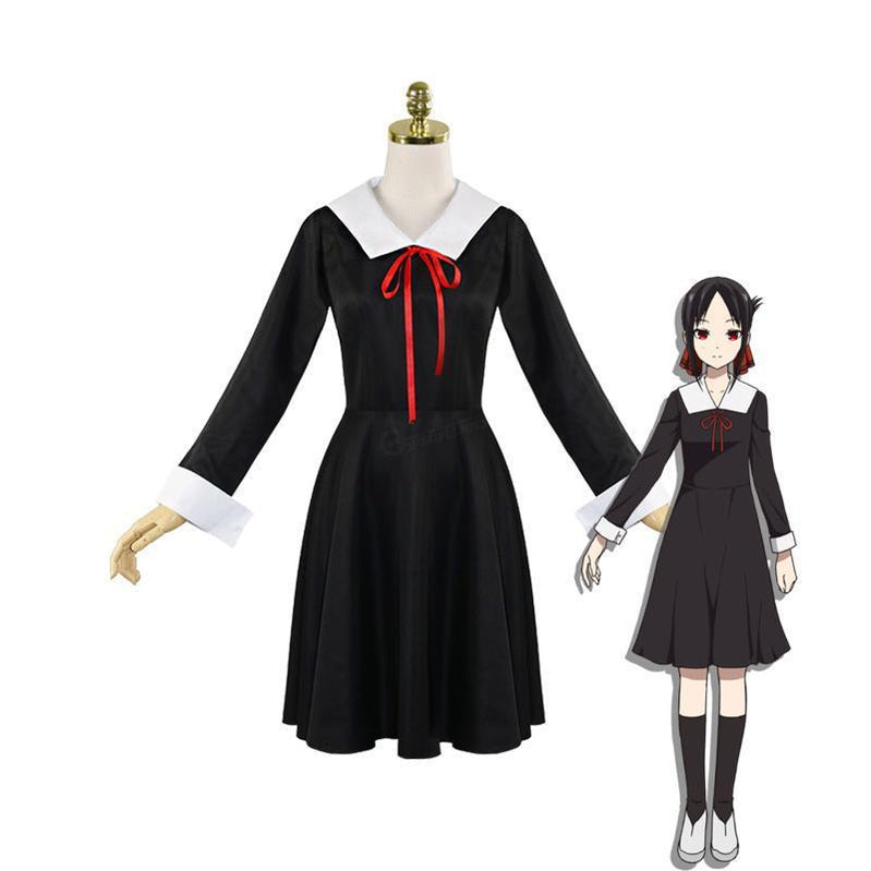 Anime Kaguya sama Love Is War Kaguya Shinomiya Long Sleeve Uniform Cosplay Costume - Cosplay Clans