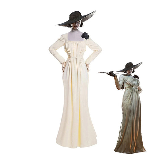 Resident Evil Village Alcina Dimitrescu Lady Cosplay Costumes