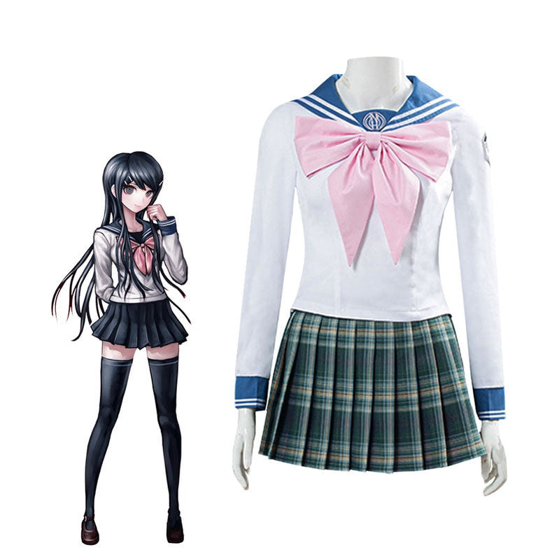 Danganronpa: Trigger Happy Havoc Art Gallery Sayaka Maizono Full Set Cosplay Costumes - Cosplay Clans
