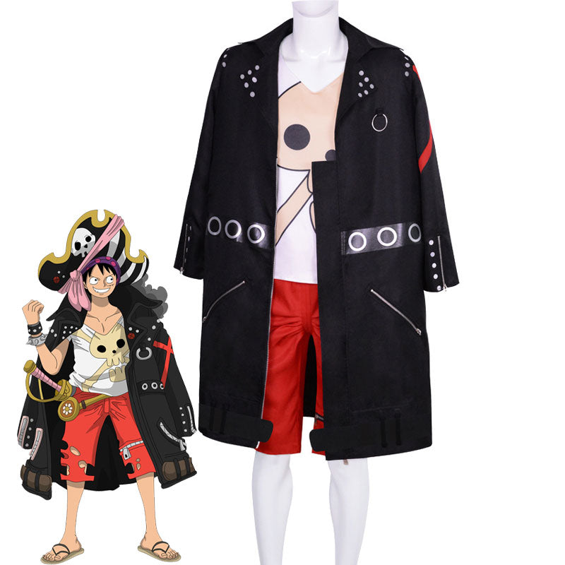 Netflix One Piece Monkey D. Luffy Cosplay Costume