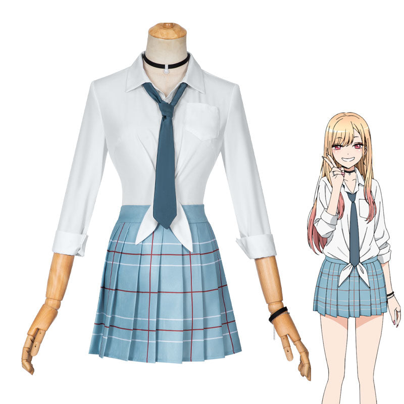 Anime My Dress-Up Darling Kitagawa Marin JK Uniform Cosplay Costumes