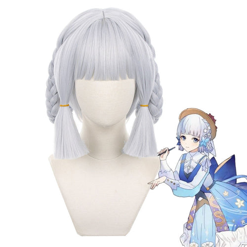 Game Genshin Impact Kamisato Ayaka Springbloom Missive Lolita Cosplay Wigs