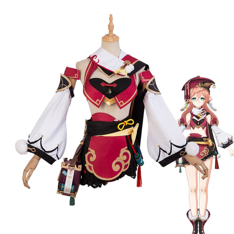 Genshin Impact Yanfei Fullset Cosplay Costumes