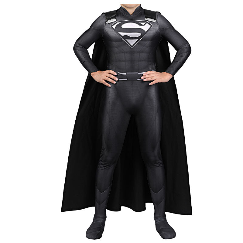 Crisis on Infinite Earths Superman Kal-El Clark Kent Kids Cosplay Costumes 