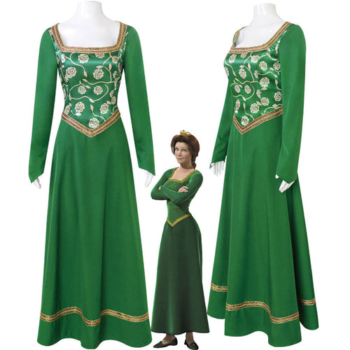 DreamWorks Shrek Princess Fiona Cosplay Costumes