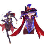 Game Genshin Impact Mona Megistus Fullset Cosplay Costumes - Cosplay Clans