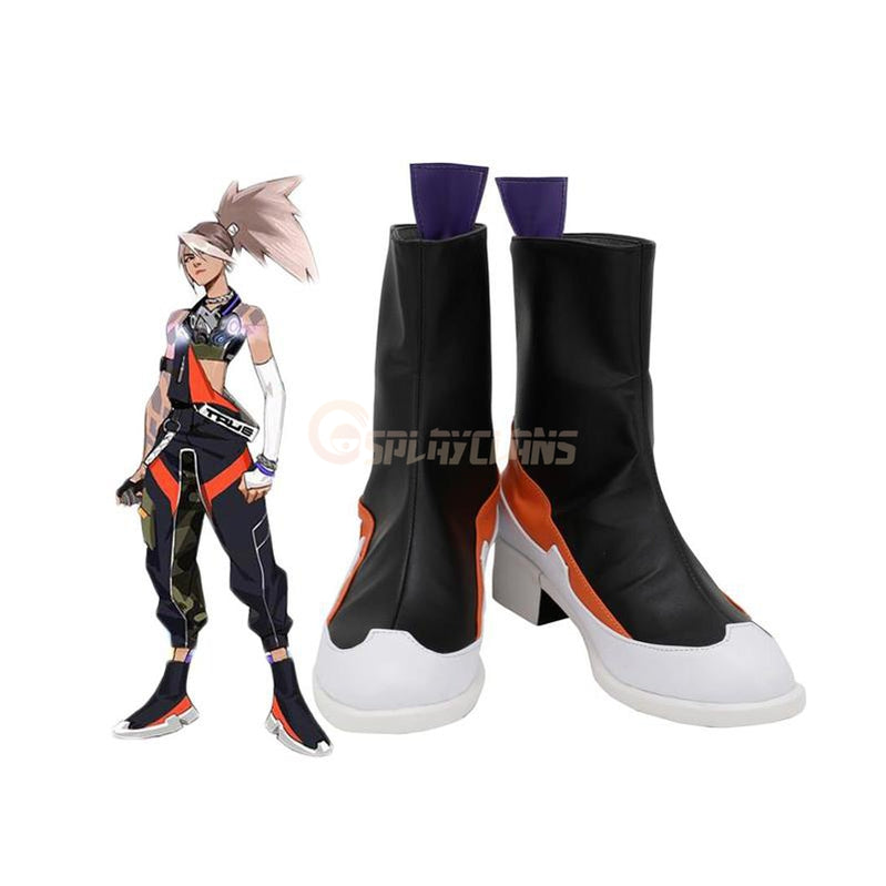LOL True Damage Akali Cosplay Boots Customized Leather Shoes for Boys and Girls - Cosplay Clans