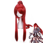 Anime Fairy Tail Erza Scarlet Red Long Cosplay Wigs - Cosplay Clans