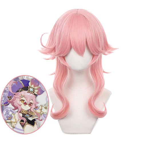 Game Genshin Impact Dori Pink Cosplay Wigs - Cosplay Clan