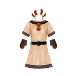 Christmas Reindeer Brown Dance Party Costume - Cosplay Clans