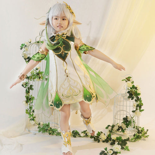 Game Genshin Impact Dendro Archon Kusanali Nahida Kids Cosplay Costumes