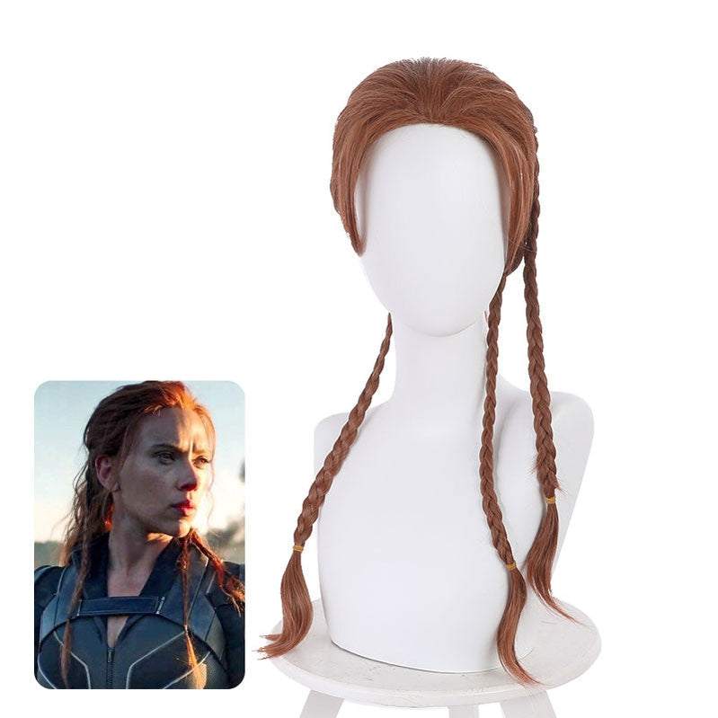 Disney Marvel Black Widow Natasha Romanoff Cosplay Wigs