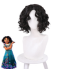 Moive Encanto Mirabel Madrigal Black Curly Hair Cosplay Wigs