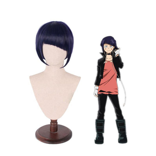 Anime My Hero Academia Kyouka Jirou Short Purple Cosplay Wigs - Cosplay Clans