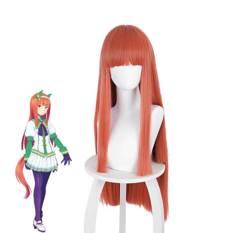umamusume green dress orange hair Silence Suzuka Standing tall at 22cm Sunlit Silence Suzuka Uma