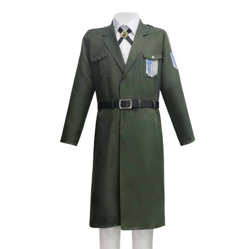 Attack on Titan 4 Season Mikasa Ackerman Survey Corps Cosplay Costume