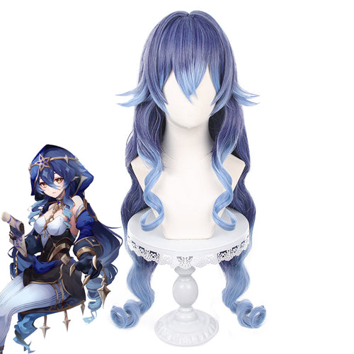 Genshin Impact Layla Halloween cosplay wig