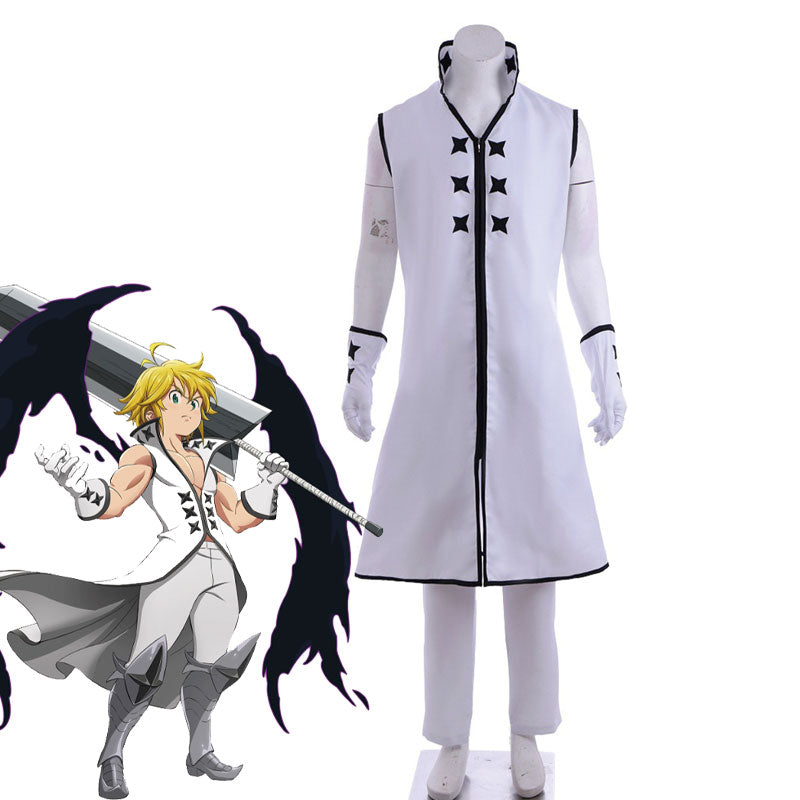 Anime The Seven Deadly Sins: Kamigami no Gekirin Meliodas Cosplay Costumes 