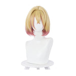 Anime Rent-A-Girlfriend Mami Nanami Short Yellow Gradient Pink Cosplay Wigs - Cosplay Clans