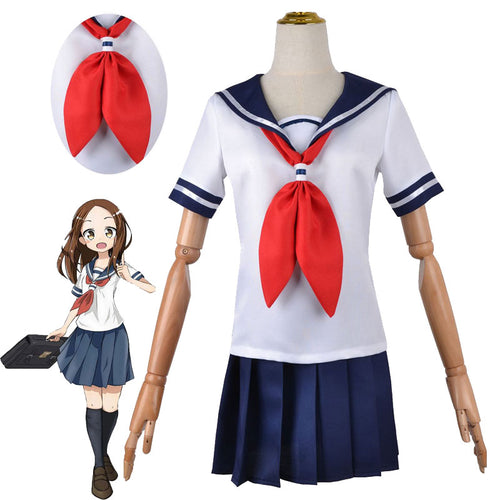 Anime Teasing Master Takagi-san Takagi-san Uniform Cosplay Costumes