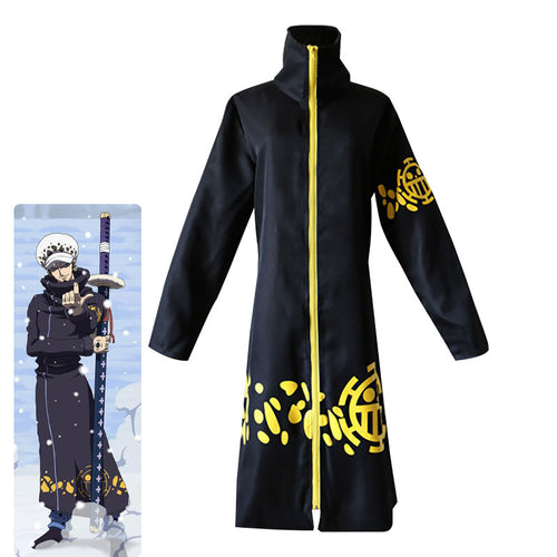Anime One Piece Trafalgar D. Water Law 5 Star Concept Cloak Cosplay Costumes