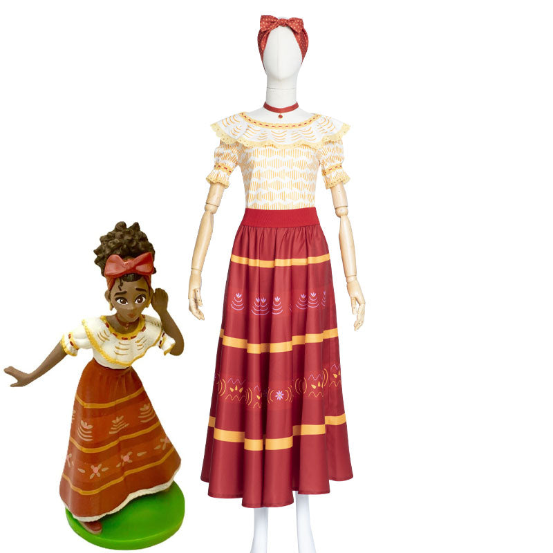 Disney Encanto Dolores Madrigal Cosplay Costumes