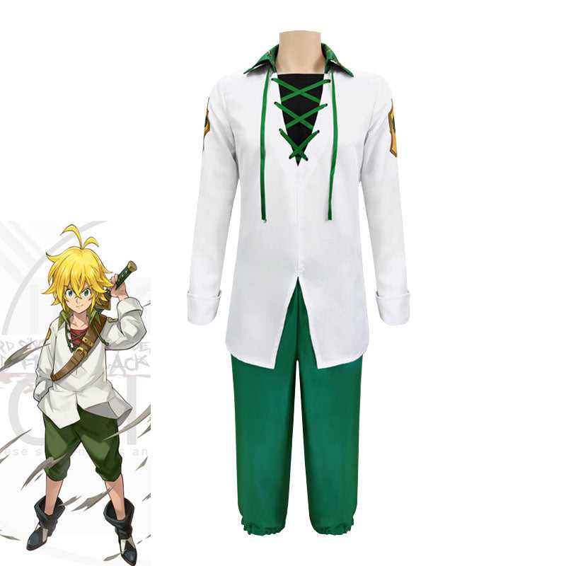 Anime The Seven Deadly Sins Meliodas Cosplay Costumes