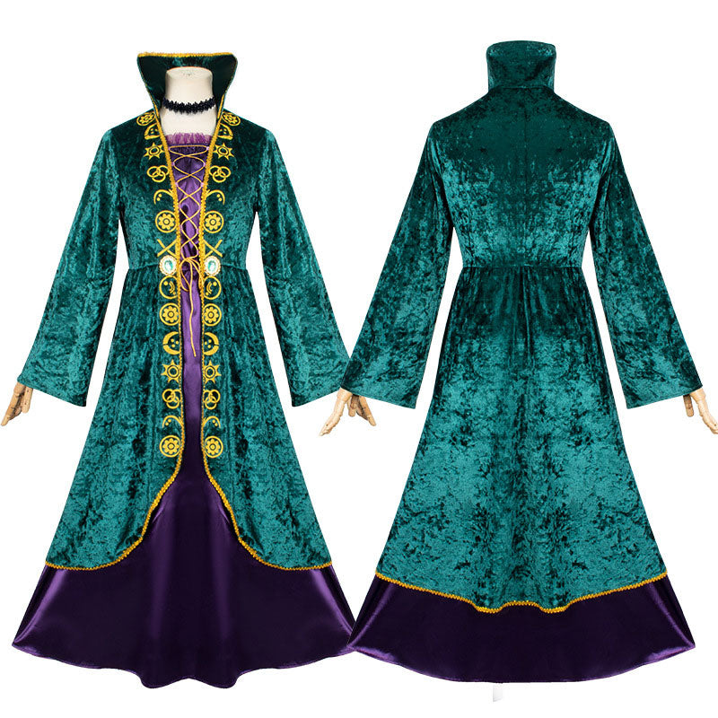Hocus Pocus 2 Winifred Sanderson Cosplay Costume For Sales Cosplay Clans Hocus Pocus 2 Winifred Sanderson Cosplay Costume For Sales Cosplay Clans