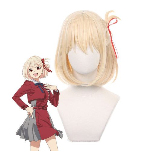 Anime Lycoris Recoil Chisato Nishikigi Cosplay Wigs