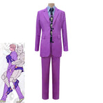 JoJo's Bizarre Adventure Yoshikage Kira Halloween Cosplay Costumes