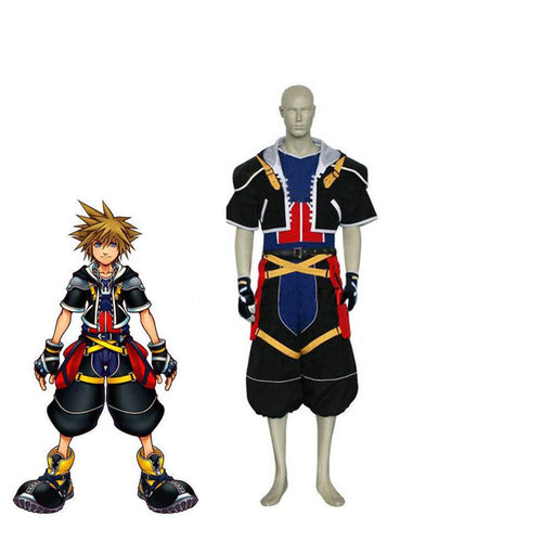 Game Kingdom Hearts Sora Cosplay Costume - Cosplay Clans