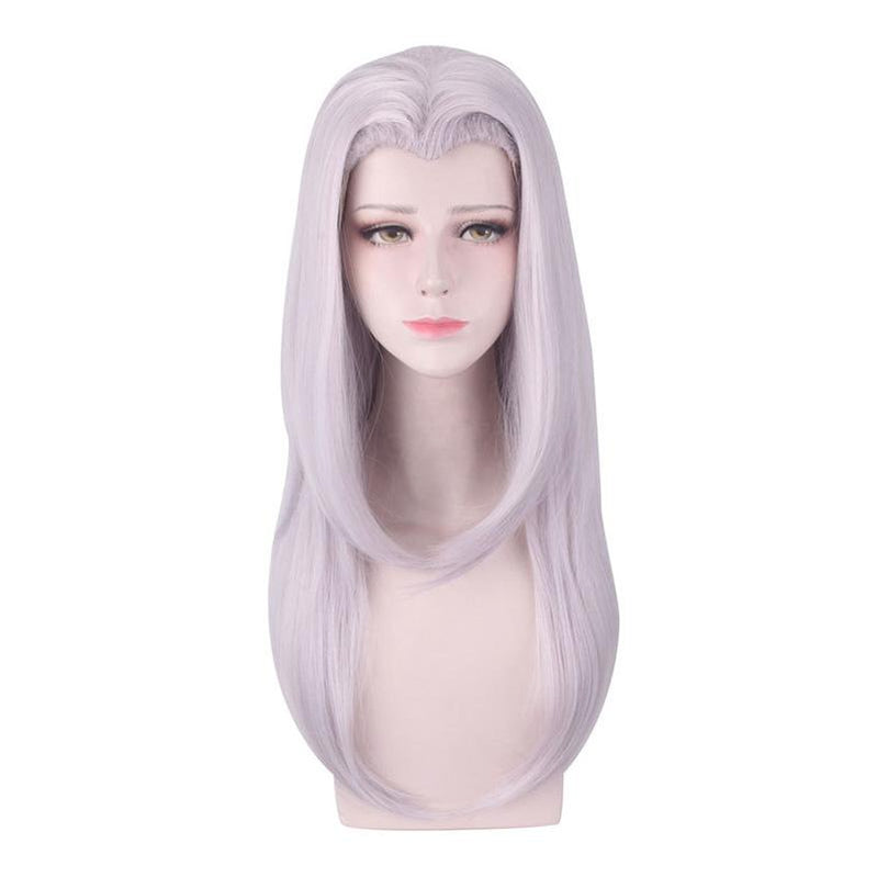 Anime JoJo's Bizarre Adventure Golden Wind Leone Abbacchio Long Gray Cosplay Wigs - Cosplay Clans