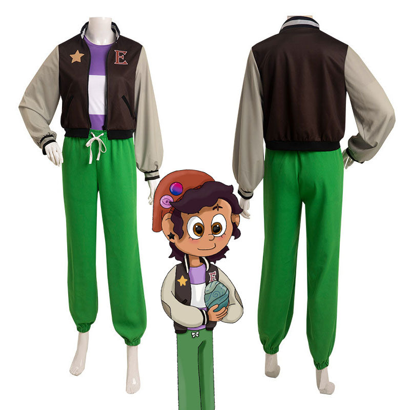 Disney The Owl House Luz Noceda Baseball Uniforms Cosplay Costumes