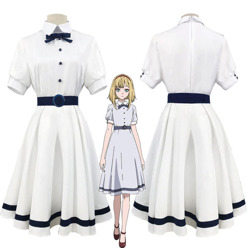Anime Takt Op. Destiny Musicart Destiny White Dress Cosplay Costumes