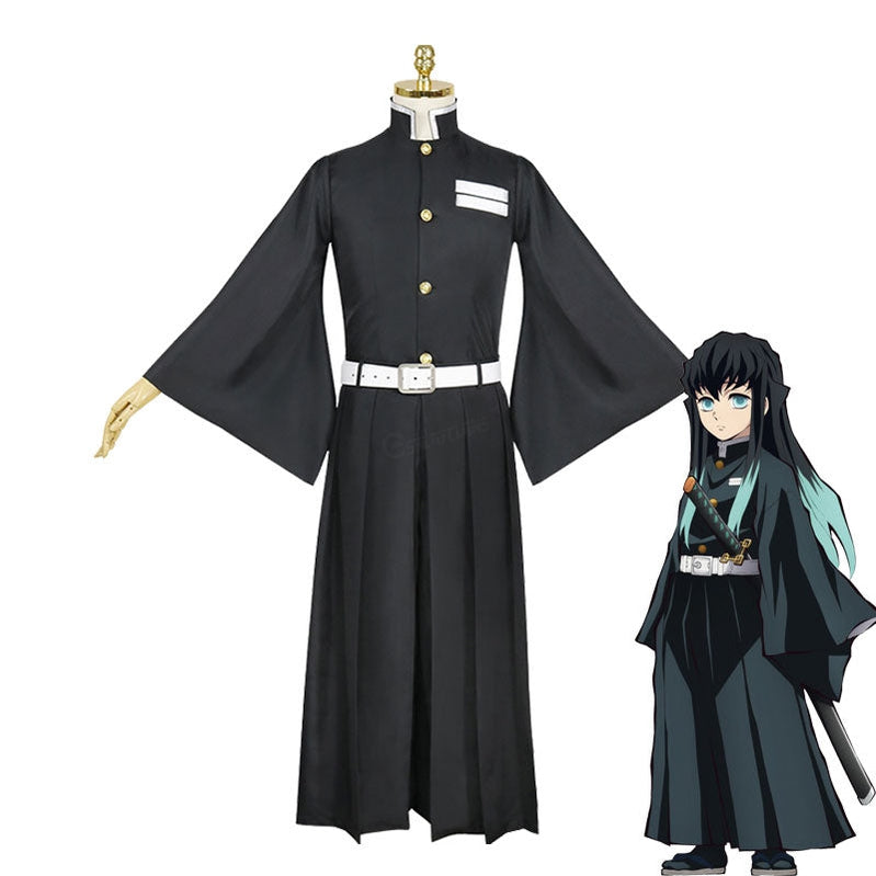 Anime Demon Slayer Kimetsu no Yaiba Tokitou Muichirou Cosplay Costumes  Halloween Costumes - Cosplay Clans