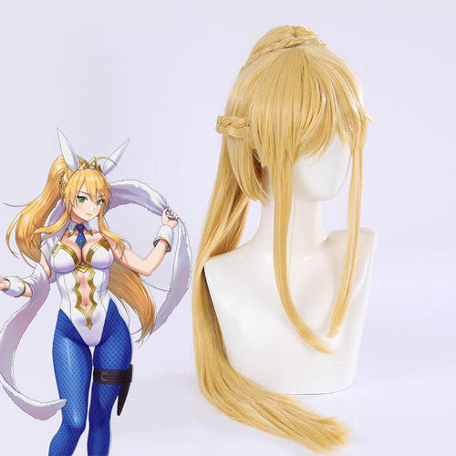 FGO Fate/Grand Order Saber Arutoria Pendoragon Bunny Gril Long Blonde Heat Resistant Cosplay Wig - Cosplay Clans