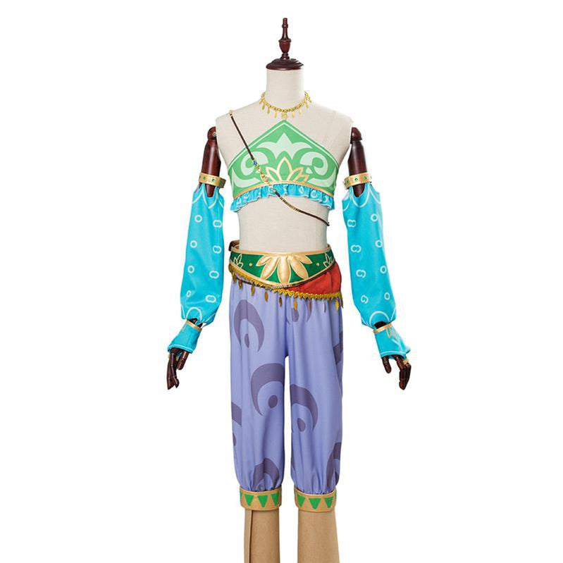 The Legend of Zelda Breath of the Wild Gerudo Link Halloween Cosplay Costume - Cosplay Clans