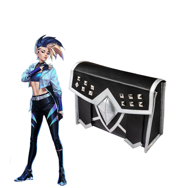 Game LOL KDA ALL OUT Akali Cosplay Bag Props - Cosplay Clans